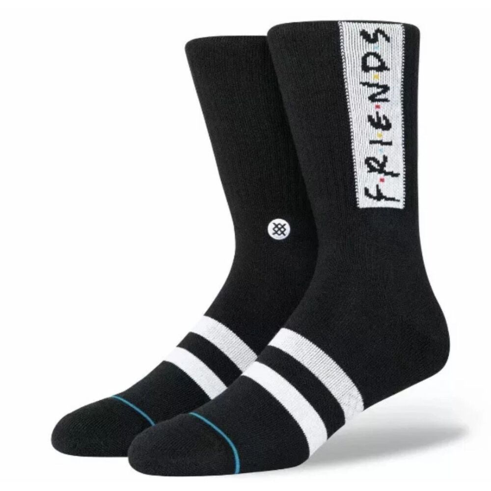 Stance x Friends Central Perk Diner The First One Crew Socks Large Men's 9-13
